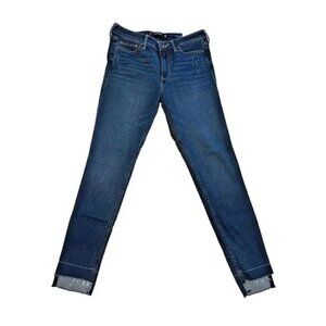 Hollister Women’s High Rise Super Skinny Medium Wash Blue Jeans Size 28x30/7R
